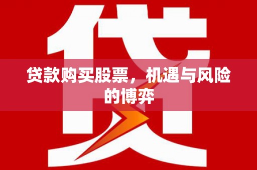 学甲贷款购买股票，机遇与风险的博弈