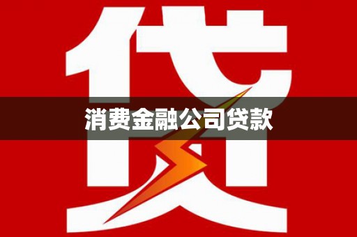 学甲消费金融公司贷款