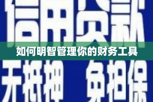 学甲如何明智管理你的财务工具