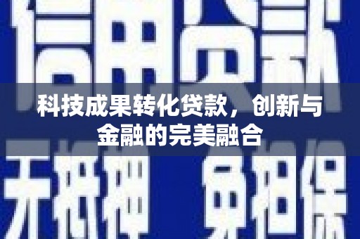学甲科技成果转化贷款，创新与金融的完美融合