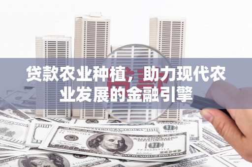 学甲贷款农业种植，助力现代农业发展的金融引擎