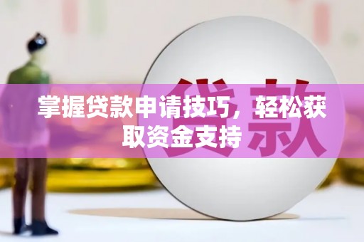 学甲掌握贷款申请技巧，轻松获取资金支持