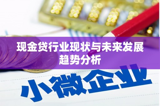 学甲现金贷行业现状与未来发展趋势分析