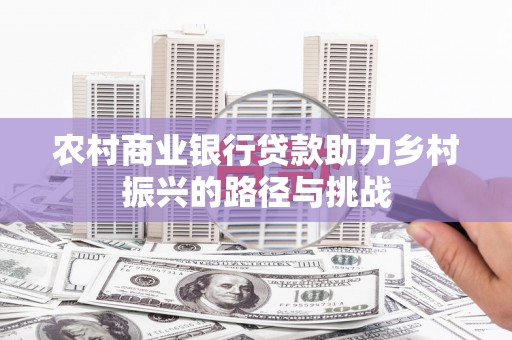 学甲农村商业银行贷款助力乡村振兴的路径与挑战