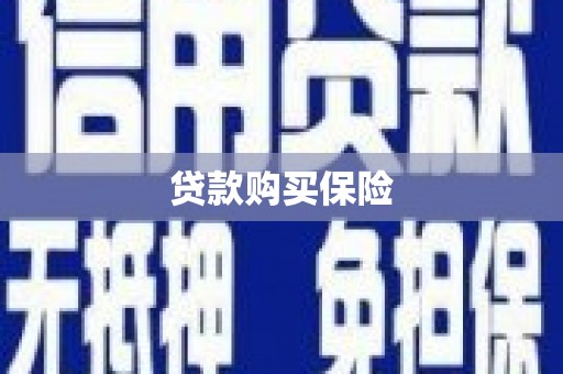 学甲贷款购买保险
