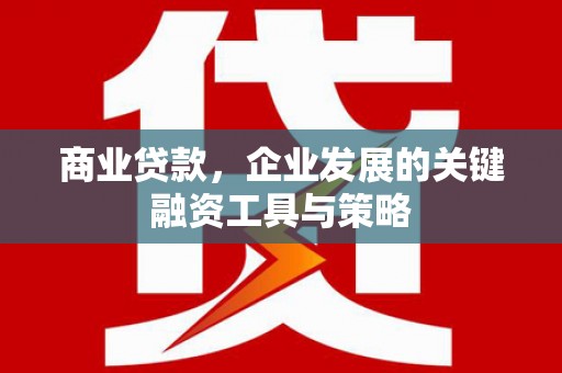 学甲商业贷款，企业发展的关键融资工具与策略