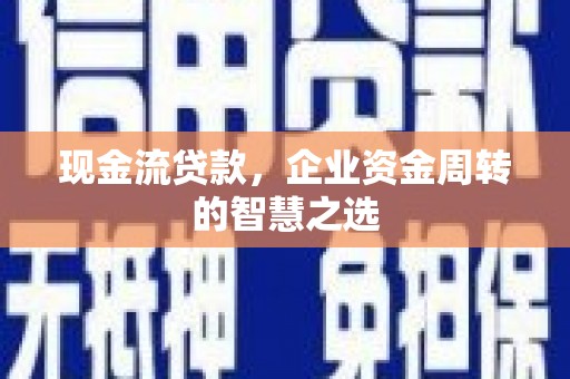 学甲现金流贷款，企业资金周转的智慧之选