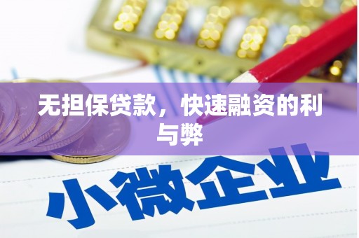 学甲无担保贷款，快速融资的利与弊