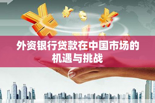 学甲外资银行贷款在中国市场的机遇与挑战