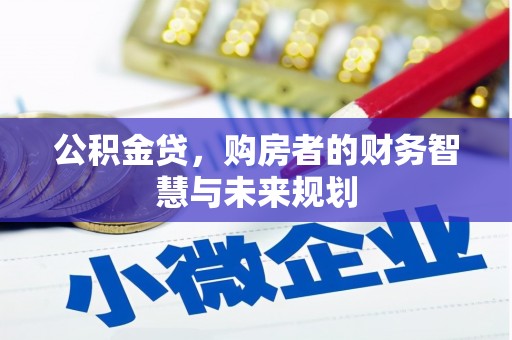 学甲公积金贷，购房者的财务智慧与未来规划