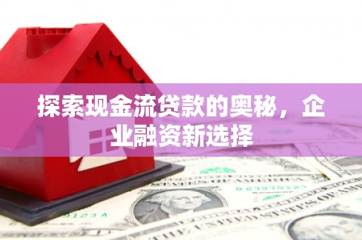 学甲探索现金流贷款的奥秘，企业融资新选择