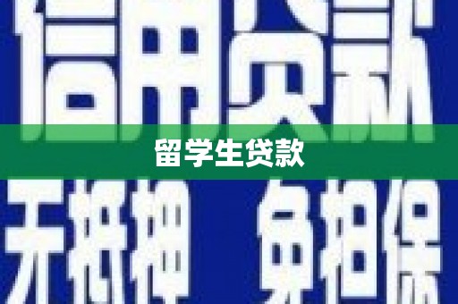 学甲留学生贷款