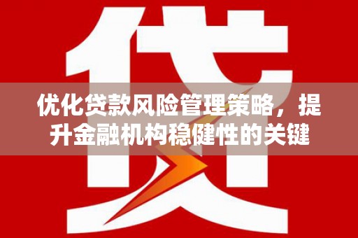 学甲优化贷款风险管理策略，提升金融机构稳健性的关键