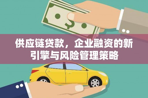 学甲供应链贷款，企业融资的新引擎与风险管理策略