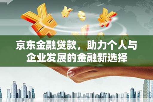 学甲京东金融贷款，助力个人与企业发展的金融新选择