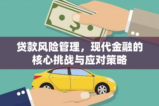 学甲贷款风险管理，现代金融的核心挑战与应对策略