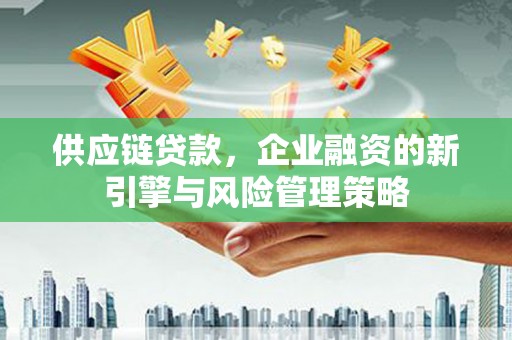 学甲供应链贷款，企业融资的新引擎与风险管理策略