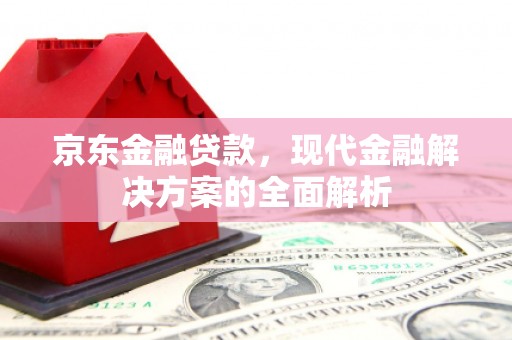 学甲京东金融贷款，现代金融解决方案的全面解析