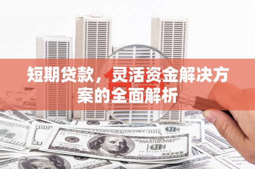 学甲短期贷款，灵活资金解决方案的全面解析