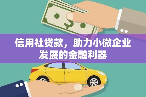 学甲信用社贷款，助力小微企业发展的金融利器