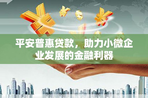 学甲平安普惠贷款，助力小微企业发展的金融利器