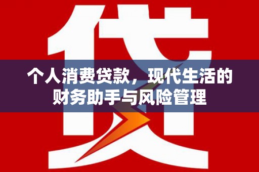 学甲个人消费贷款，现代生活的财务助手与风险管理