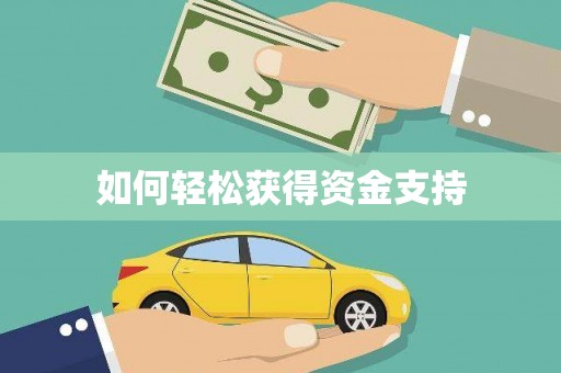 学甲如何轻松获得资金支持
