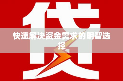 学甲快速解决资金需求的明智选择
