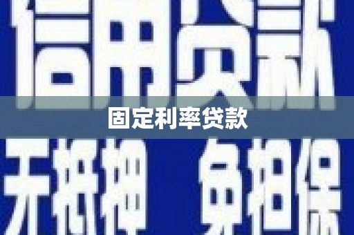 学甲固定利率贷款