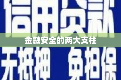 学甲金融安全的两大支柱