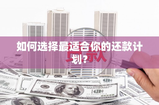 学甲如何选择最适合你的还款计划？