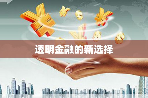 学甲透明金融的新选择