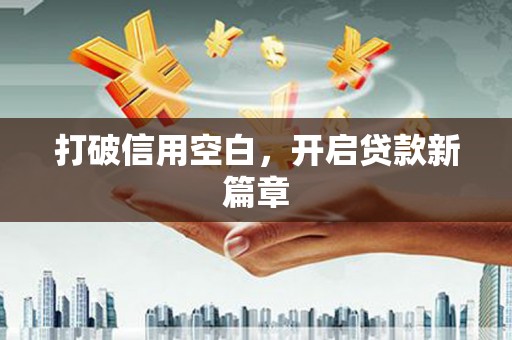 学甲打破信用空白，开启贷款新篇章
